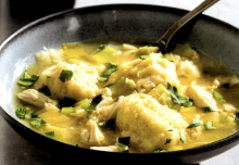 Chicken and Leek Soup with Parmesan Dumplings | Louisiana Kitchen & Culture